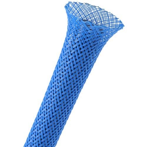 Techflex 1/8 Expandable Sleeving 25 ft. Neon Blue by Techflex