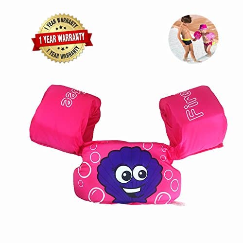 FireBee Swim Arm Bands Trainer Float Jacket Vest Learn Swimming Independence Fun Aid Water Pool Beach