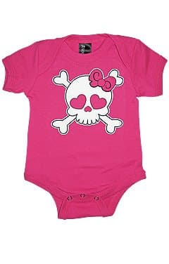 Girly Skull One Piece Bodysuit