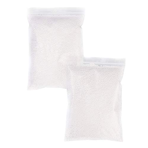 MELYTU Styrofoam Foam Balls 10000Pcs 2 Pack, 0.1-0.4 inch Household School Craft Supplies for DIY Slime, Wedding/Party Decorations- White