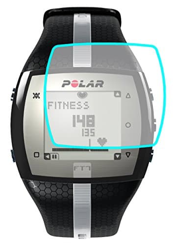 3X Polar FT4 FT7 Screen Protector Screen Protector [Diamond Tough Film-Sparkles like Glitter] [Easy Install] [3 Pack] Made in the USA]