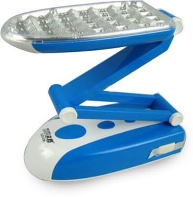 VALAMJI 31 LED Plastic Folding Rechargeable Study Table Night Lamp (White,Standard)