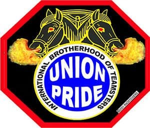 Union Teamster Sticker, Hard Hat Sticker - Sticker Graphic - Construction Toolbox, Hardhat, Lunchbox, Helmet, Mechanic & More