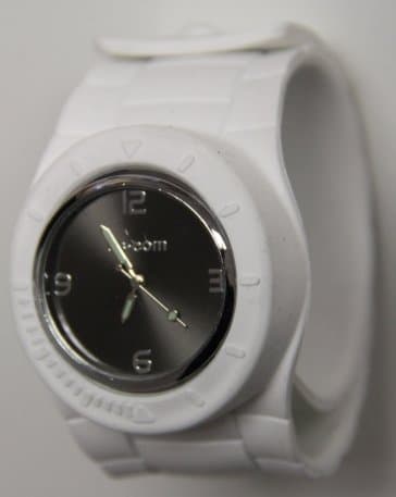 Silicone Slap On Watch - White - Large