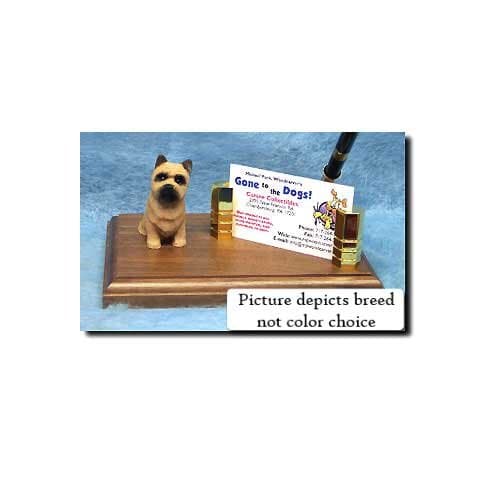 Michael Park Cairn Terrier (Light Grey) Desk Set