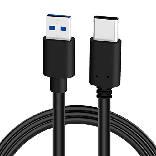 3.28ft Type-c USB 3.0 Cable USB-A Male to USB-C 3.1 Gen2 Cable Quick Charger Sync Data Cable Cord (Black)