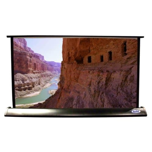 Matte White Electric Projection Screen Viewing Area: 24" H x 32" W