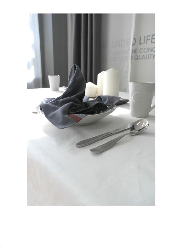 BowellBasic Oxford Table Cloth Napkin (Dark gray)