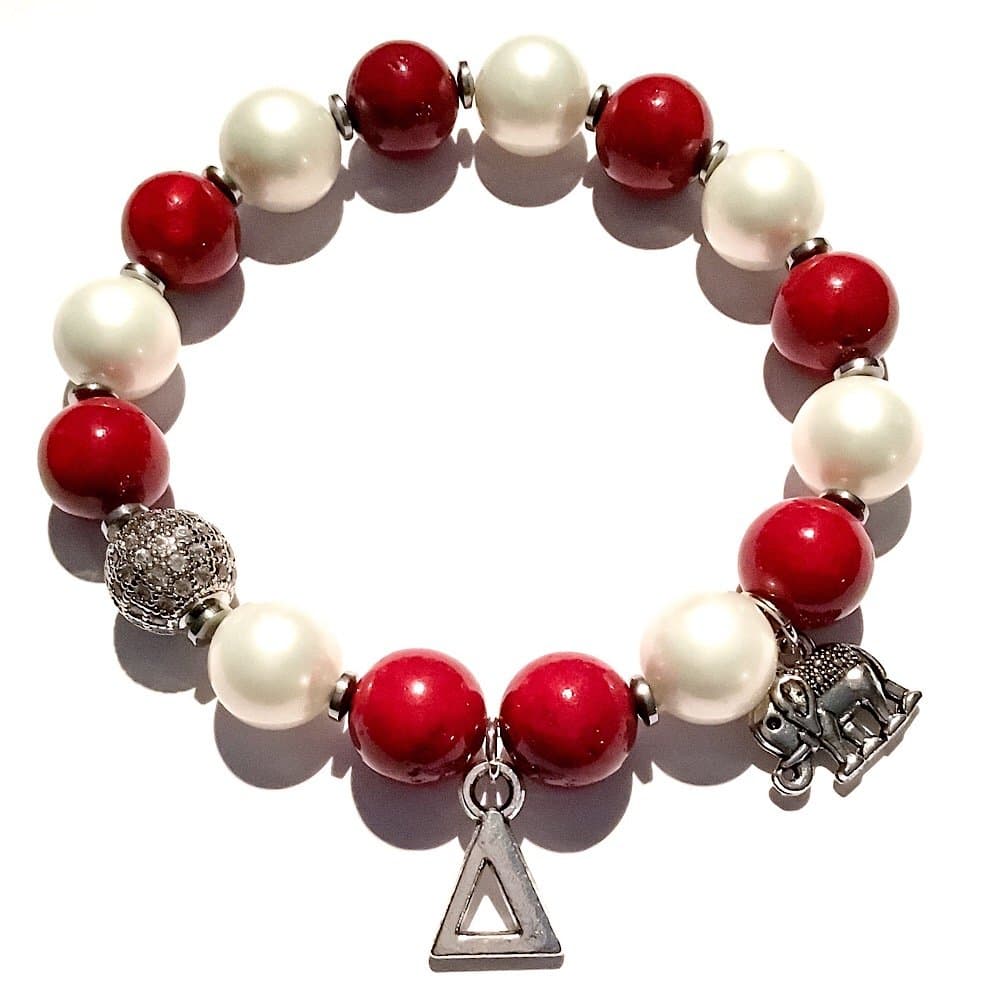 Stonez Delta Sigma Theta Beaded Bracelet
