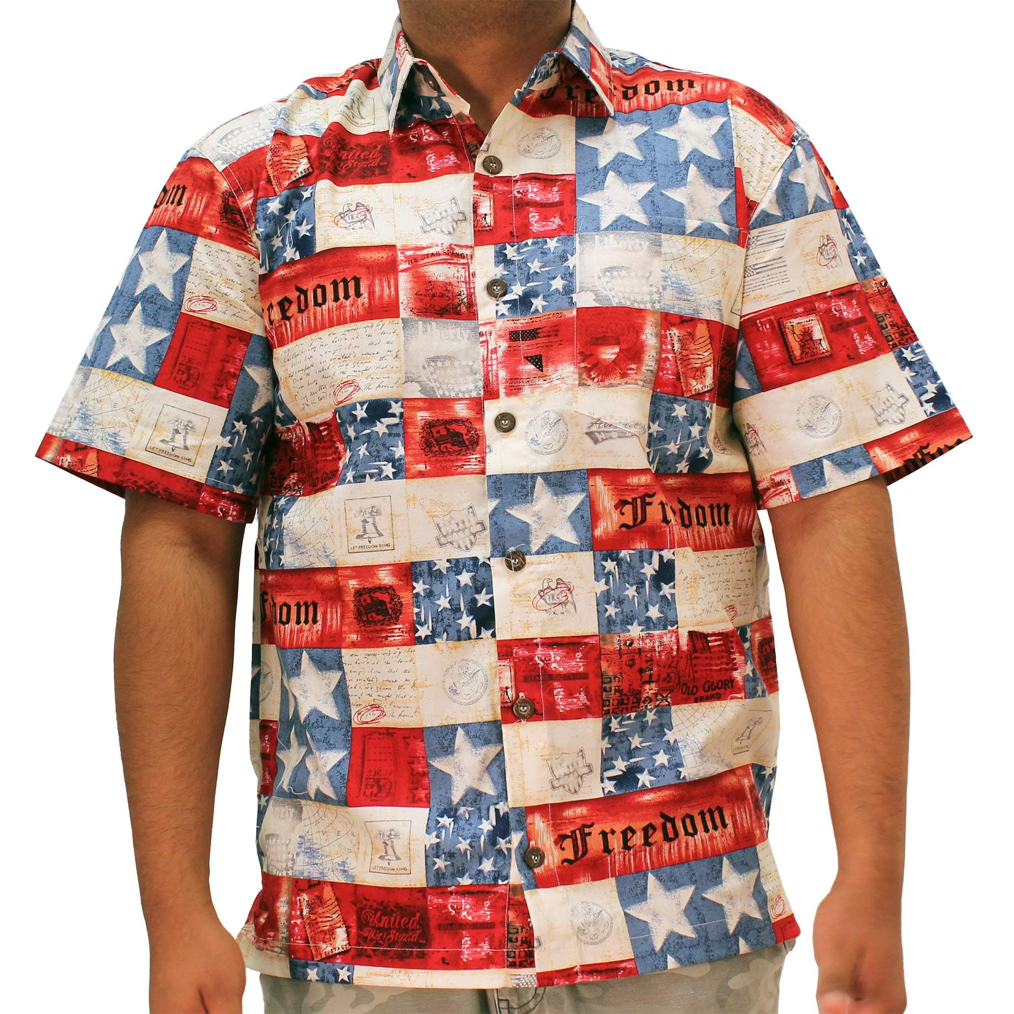 Patriotic Hawaiian Shirt