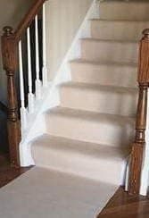 LAMINET Non-Slip Carpet Stair & Floor Protector - Beige, 9' L x 30" W - Durable, Washable Low-Pile Protector for Carpeted Stairs, Floors, High-Traffic Areas, and Entryways