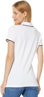 U.S. Polo Assn. Womens Classic Stretch Pique Polo Shirt