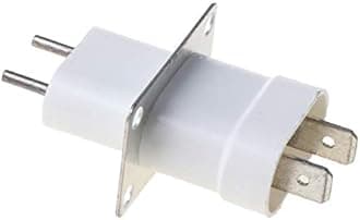 Home Electronic Microwave Oven Magnetron Filament 4 Pin Socket Converter White