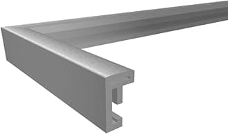 walther Design Picture frame Gold Poster size with Art Glass, New Lifestyle Plastic frame KVX691G