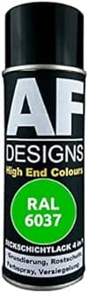 Alex Flittner Designs Rust Protection Paint 4-in-1 RAL 6037 Pure Green Metal Protective Paint Spray Rust Protection Paint Spray Can