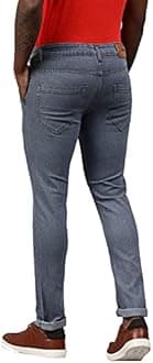 Urbano Fashion Men's Slim Fit Black Stretch Jeans