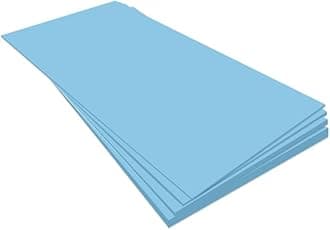 XPS Foam Insulation Boards 1200 x 600 x 10mm - Electric and Water Underfloor Heating Tile Laminate Underlay Thermal Extruded Polystyrene Insulation Sheets (10, 1200 X 600 X 20mm)