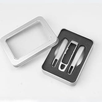 QBUC for Porsche Key Fob Cover,3-Piece Painted Key Shell Compatible with Porsche Cayenne Panamera Macan 911 Boxter Cayman