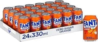 Fanta Soft Drink Cans (24 x 330ml Cans, Orange Zero)