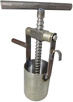 seviya Machine for Making Chakli Gathiya Sevaiya with 3 Different Jalis- Silver Extra Heavy Commercial Used