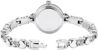 Acnos® Premium Brand Analogue White Dial Rosegold Silver Bengle Watch Gift for Girls Women Watch for Girl Or Women Combo of 2