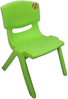 A406 Extra Strong Childrens Plastic Chair - Ideal nursery schools, clubs, etc (1, Green)
