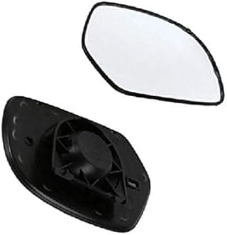 Rear View Mirror Glass (Left/Passenger Side) Compatible with Ford Fiesta