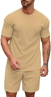 Men's Premium Cotton Blend Pyjama Set || Stylish Round Neck T-Shirt and Shorts || Casual Night Suit Wear Set for Man