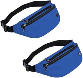 Fanny Pack for Men Women, Waterproof Sports Waist Bag Pack, Belt Bag for Travel Hiking Running