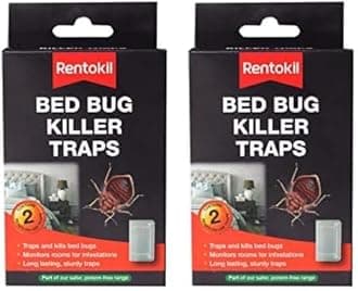 Rentokil BB01 Killer Traps, Black Repel-pesticides, 15.7x8.8x3.6 cm (Pack of 2)