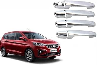 Full Chrome Door Grab Handle Car Cover Side Garnish Chrome for ERTIGA 2023 Side Garnish