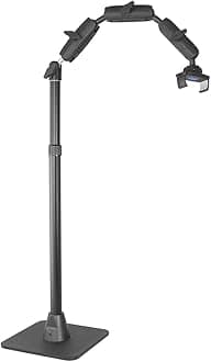 HD8RV29 Arkon Pro Phone or Camera Stand for Baking,Crafting, Nail Art, Ceramics, or Makeup Videos Retail,Black