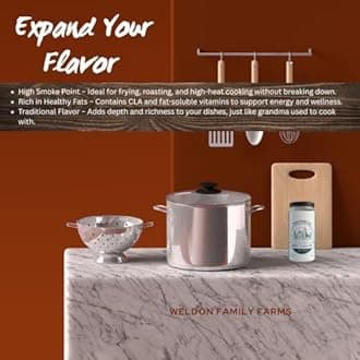 Premium Beef Tallow - Rosemary Infused Tallow - KETO, PALEO Friendly - Good f...