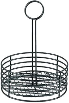 G.E.T. Enterprises 4-31860 8.5" Round Caddy, 12" Clipper Mill, IRON TEFLON COATED