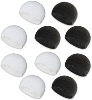 Kapobia Kufi Hats for Men, Muslim Clothes for Men,%100 Breathable Skull Beanie, Crochet Cap, Handicraft Taqiyah, Cufi, Kufe