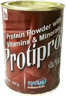 Protiprot-Biochem-Whey and Soy protein powder Supplement with Immuno Nutrients - 200g(Vegetarian | Chocolate Flavour, Muscle Building, Health & Fitness