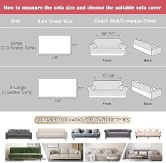 VM VOUGEMARKET Soft Warm Faux Fur Sofa Cover Thick Shaggy Fuzzy Sectional Couch Cover Plush Furniture Cover Fluffy Sectional Sofa Slipcover for Couch Sofa Bed(Grey,71" x 134")