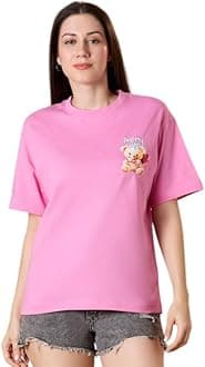 ECOTONIQUEOversized Graphic Printed Women's Organic Cotton T-Shirt