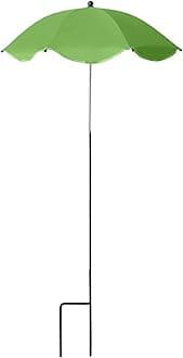 Garden Shade, Upgraded Plant Umbrellas for Outdoor Plants 26inch Adjustable Angles Plant Shade Umbrella Sturdy Garden Shade Cover Sun Protection Umbrella for Potted Plants Garden Flower ﻿ (Green)