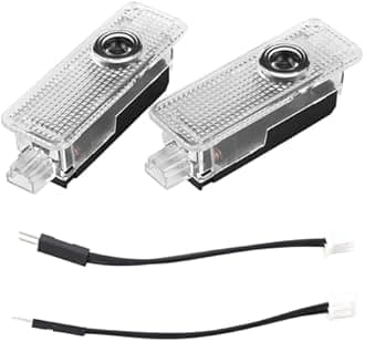 Headerbs 2pcs LED Door Light Logo Projector Door Projection Courtesy for XE F Type
