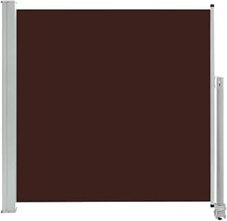 vidaXL Patio Retractable Side Awning Outdoor Garden Terrace Balcony Privacy Screen Blind Sunshade Windbreak Windscreen 160x300cm Brown