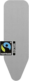 Brabantia Durable Foam Layer Ironing Board Cover, Size B (49 X 15 In), Metallized Silver, 317705