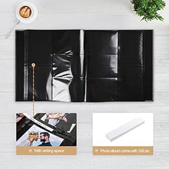 (1000 Pockets, Khaki) - potricher Linen Hardcover Photo Album 4x6 600 Photos Large Capacity for Family Wedding Anniversary Baby Vacation (Khaki, 600 Pockets)