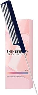 Shinefinity Zero Lift Glaze 08/34 Light Blonde Gold Red Demi-Permanent Hair Color 2oz and M Hair Designs Tail Comb (Bundle)