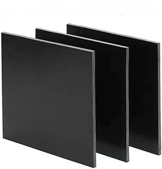 1pcs 0.2~4mm Thick Black Glassfibre Template Board Sheet G10 Epoxy Glass Fiber FR4 Fibreglass Plate 3D For Antistatic (Size : 300MM x 300MM, Color : 4mm)