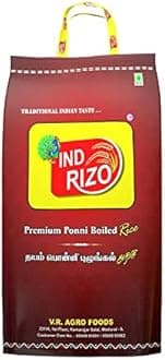 INDRIZO Premium ponni Boiled Rice (10kg)
