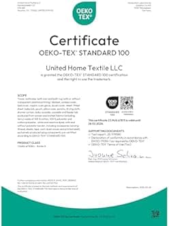 Luxury & Hotel Quality Turkish Cotton 6-Piece Hand Towel Set, Extra Soft & Absorbent for Face & Hands by United Home Textile, Violet Purple