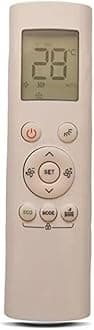 Ethex® Large Screen AC Remote Control Compatible for Midea Original Air Conditioner - White