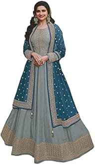 STELLACOUTURE Indian ready to wear gown type salwar kameez for women with rich dupatta 2227-O