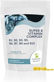 B Vitamins Super Complex 7 Sample Pack Tablets Pills B1 B2 B3 B5 B6 B7 B9 B12 Nutrition Health Food Supplements HEALTHY MOOD UK